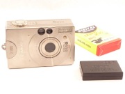 aparat cyfrowy Canon IXUS V, nowa bateria i ładowarka - metal,piękny, 