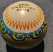 2014 FIFA World Cup Brazil Metalowa otwierana kula średnica 13 cm 