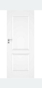 Drzwi wewnętrzne DRE białe Nestor 10 uszczelka opadowa PRAWE 80