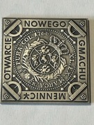 III RP. Klipa medalowa z 1994 roku. Otwarcie nowego gmachu Mennicy – SREBRO