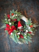 Wianek świąteczny - Leśny Krasnal 