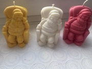 Świece sojowe ręcznie robione - Mikołaj w fotelu - zapachowe