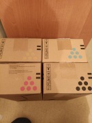 Ricoh Toner SP C250E wszystkie kolory CMYK Oryginalne nowe