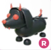 Halloween Evil Dachshund R - Adopt Me Roblox