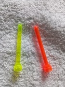 Lego Space 3957 antenka trans orange neon