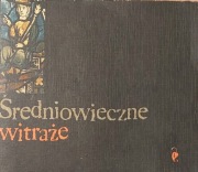 Średniowieczne witraże "kartki" z reprodukcjami 9 szt., 1972