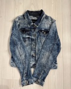 Jeansowa kurtka trucker oversize vintage look XL