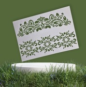 Szablon mandali, malarski, DIY, crapbookingu, tynk ozdobny - Nr C7