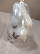 Świeca wielkanocna brązowa bazie zając stojący hit wiosny ostatnie sztuki