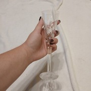 Kryształowy kieliszek z PRL – piękne zdobienia, kolekcjonerski, retro