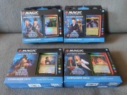Set of Doctor Who commander decks