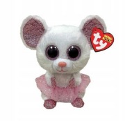 Beanie Boos Nina - Biała ballerina mysz 15cm
