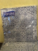 Serwetki mozaika granatowy biały 20 sztuk 33x33 cm Floralys