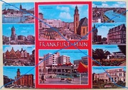 Niemcy- FRANKFURT .Pocztówka z opisem. Ciekawa.1984 rok.