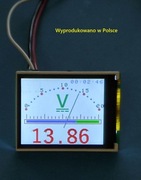 Woltomierz analogowy + cyfrowy wskaźnikowy TFT 1.8 cala (błąd 0,5%)