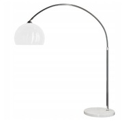 Lampa Stojąca Podłogowa Łukowa Biała lampa podłogowa