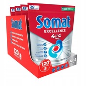 TABLETKI DO ZMYWARKI SOMAT EXCELLENCE 4 IN 1 EXTRA 4x30 SZTUK ZMYWAŃ