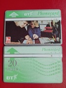 WIELKA BRYTANIA karty telefoniczne 2 szt.