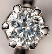 Złoty pierścionek z diamentem 0,350 ct Złoto 585 ACIARI Certyfikat R. 17