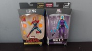 Marvel Legends Captain Marvel (Binary Form) & Marvel Legends Heist Nebula