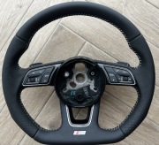 Kierownica Łopatki ścięta Audi a3 a4 a5 q3 nowo obszyta