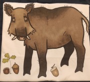 Koszulka dzik od KajzerkaDesign