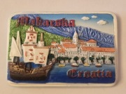 Magnes na lodówkę ceramiczny Makarska Croatia Chorwacja (42) 