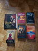 Zestaw ksiażek Dan Brown Inferno Kod Leonarda da Vinci Anioły i demony 