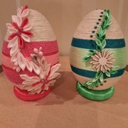 Jajka Styropianowe Ręcznie Dekorowane