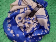 Massimo dutti Unqilo Zara Nowa 100% jedwab chusta szal Boski!!! 175x65