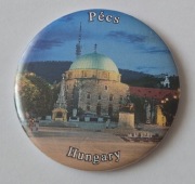 Magnes na lodówkę Otwieracz metalowy Hungary Węgry Pecs (2K).
