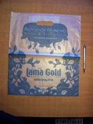 Reklamówki foliowe mrożone z nadrukiem Lama Gold 40x35 3x100szt