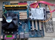 płyta główna Gigabyte GA-945GZM-S2 zprocesorem, pamięcia i HDD 500