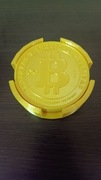 Podkładki 3D pod szklankę / kubek BTC BITCOIN