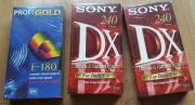 Kasety VHS nowe zafoliowane