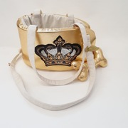 Torba dla psa transporter glamour złota york 