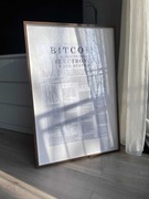Ramka IKEA HOVSTA ramka 60x90cm + plakat Bitcoin Whitepaper angielski