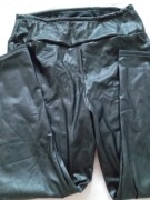 Leginsy Damskie Ekoskóra Plus Size XXL Nowe Shein