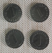 Niemcy III Rzesza Niemiecka 1933 - 1945 zestaw feningów