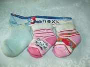 SKARPETKI DZIECINNE Z PŁASKIM SZWEM - 80% BAWEŁNA