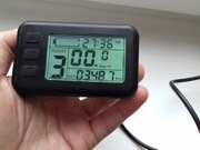 Wyświetlacz e-bike S-LCD1 24V 36V V2.5 7F, niekompletny, włącza się, 130cm