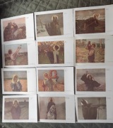 Vintage, kompletny zestaw pocztówek,, Rok Boży,, 