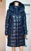 Hugo Boss damska zimowa długa kurtka puchowa płaszcz puchowy XS