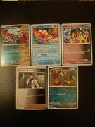 Zestaw 10 kart pokemon (Prismatic Evolutions - Reverse holo)