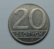 Moneta 20 złotych - 1990 rok