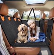 Pokrowiec Do Auta Dla Psa Z Okienkiem Ochraniacz Na Tylną Kanapę Auta