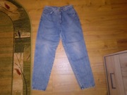 Spodnie męskie dżinsowe Jeans niebieskie dżinsy denim 80cm dł 103cm