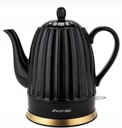 CZAJNIK ELEKTRYCZNY CERAMICZNY BEZPRZEWODOWY 1500 W 1,5 L czarny