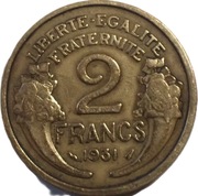 Francja 2 franki z 1931 roku - OBEJRZYJ MOJĄ OFERTĘ