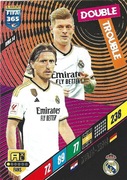 PANINI FIFA 365 2024 DOUBLE TROUBLE MODRIC KROOS REAL MADRID RMA 14